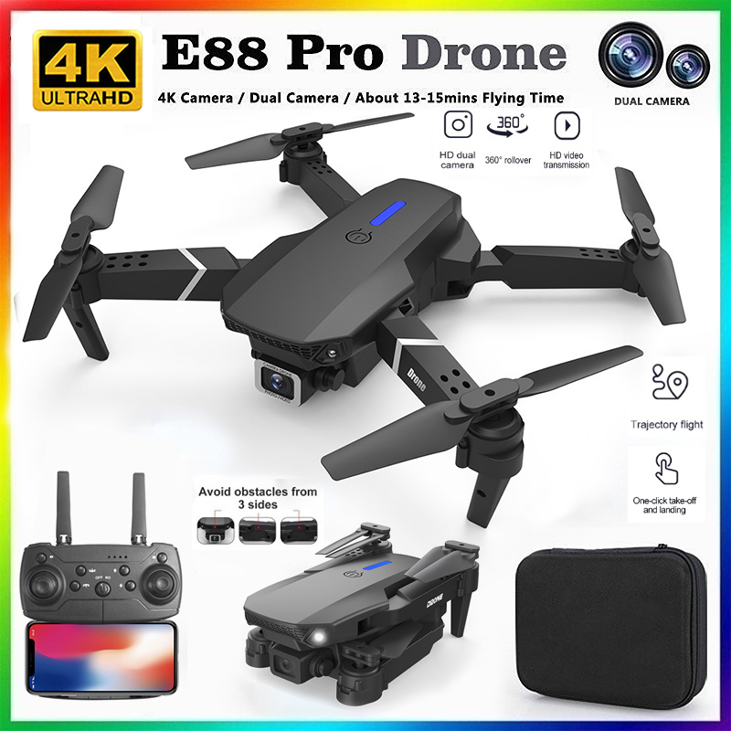 Drone Rc Land - 2026 BARU E88 Drone Profesional HD
