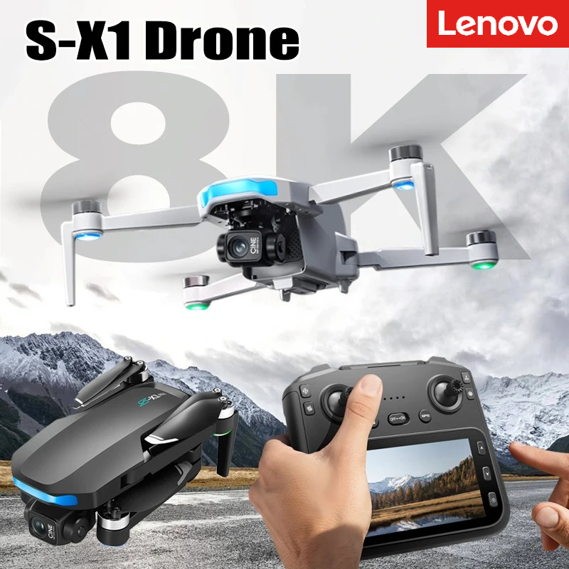 Drone Rc Land - Drone Lenovo S-X1 8K HD Profesional