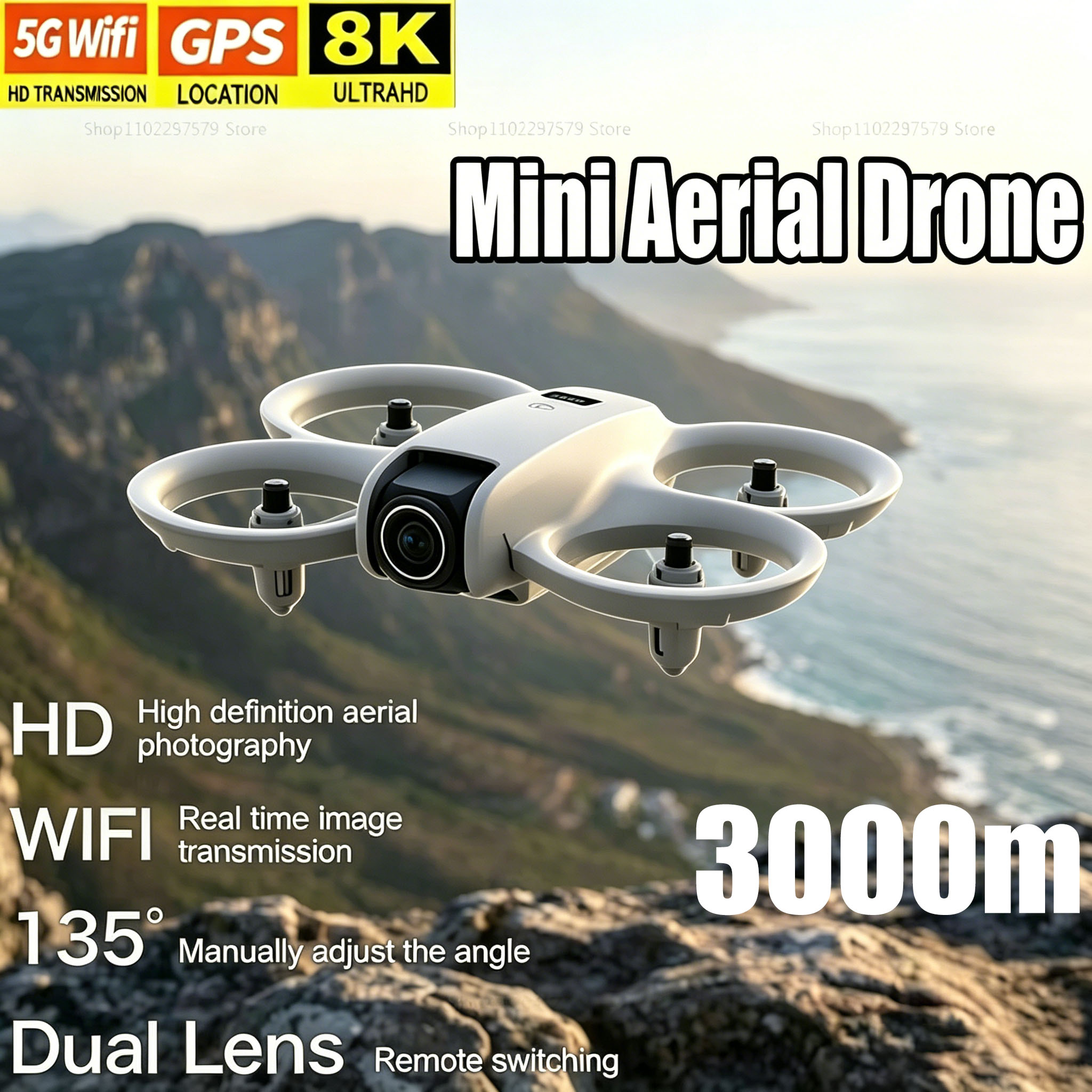Drone Rc Land - Drone Mini dengan Kamera HD 8K