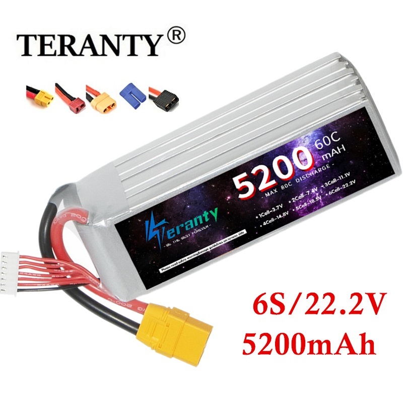 Rc Drift Car Kit - TERANTY 6S 5200mAh Lipo baterai 22.2V