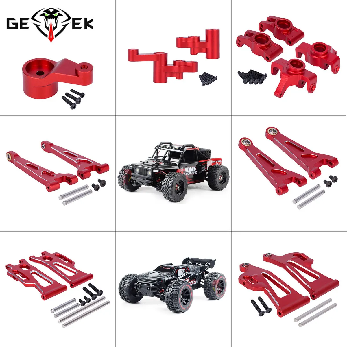 Rc Drift Car Kit - Kit Lengan Ayun Depan Belakang, Steering