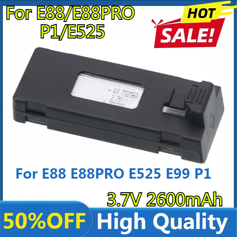 Drone Rc E99 K3 - Baterai E88 3.7V 2600mAh Lipo Untuk