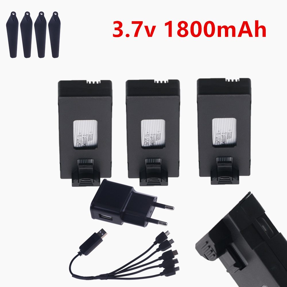 Drone Rc E99 K3 - Baterai Lipo 3.7V Isi Ulang 1800mAh