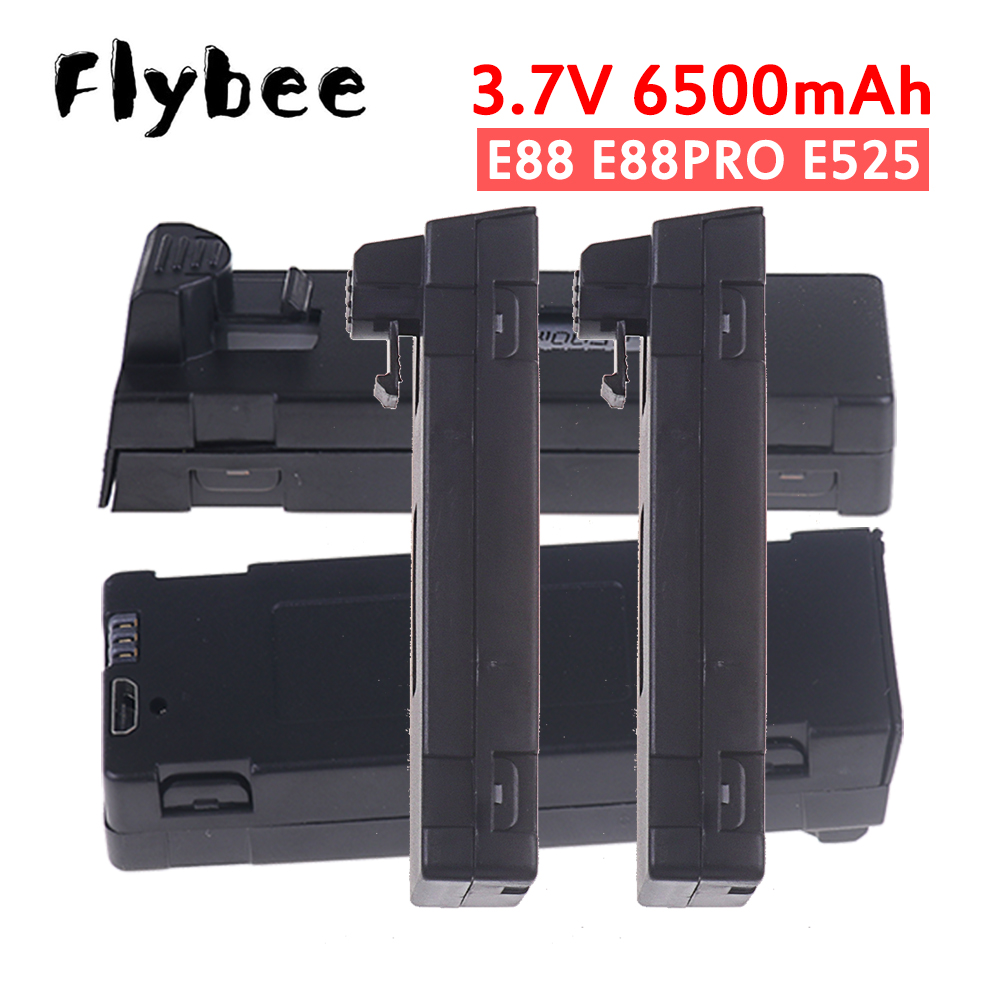 Drone Rc E99 K3 - Baterai dan Pengisi Daya Rechargeable 3.7V