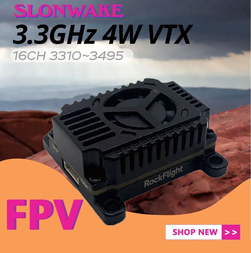SLONWAKE FPV 3.3G 16CH 4000mW  - Drone Rc Remote ulasan dan harga