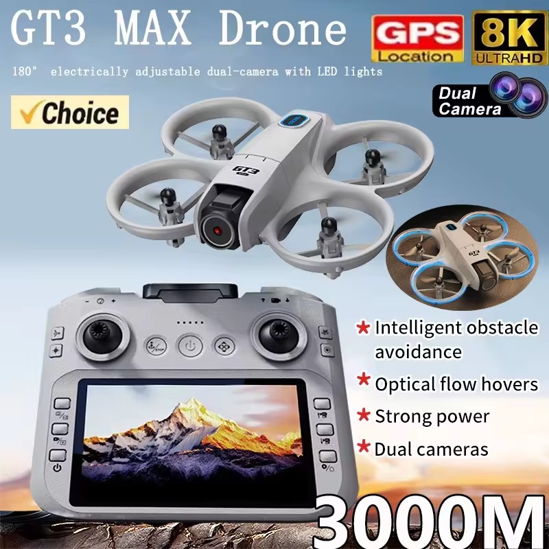 Drone RC 2026 GT3Max HD 8K den - Drone Rc Land ulasan dan harga