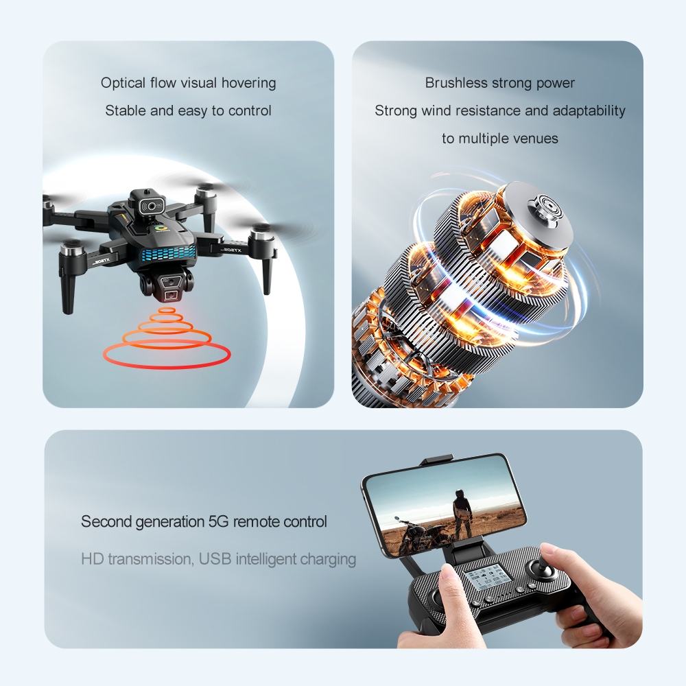Quadcopter Lipat Profesional L - Xt505 Rc Drone ulasan dan harga