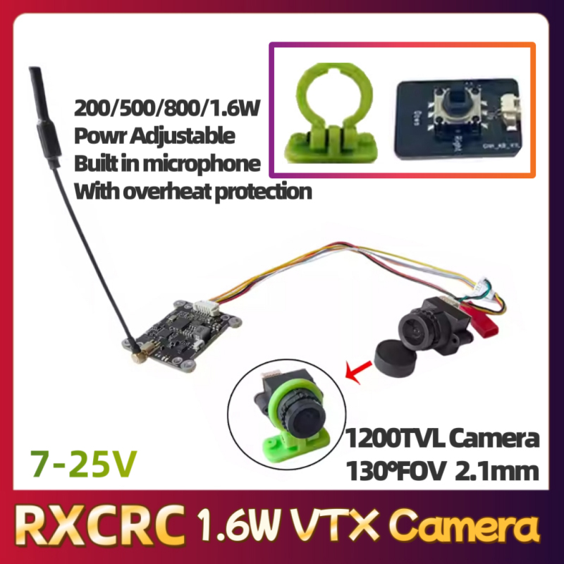 Modul RXCRC 5.8G 48CH 1.6W VTX - Drone Rc Remote ulasan dan harga