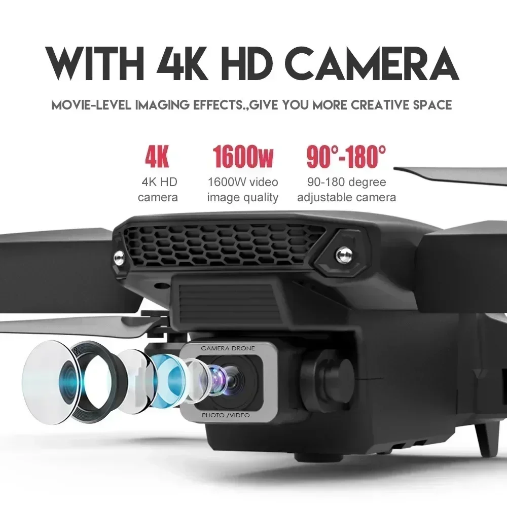 E88 Pro Drone FPV kamera sudut - Rc Drone E88 ulasan dan harga