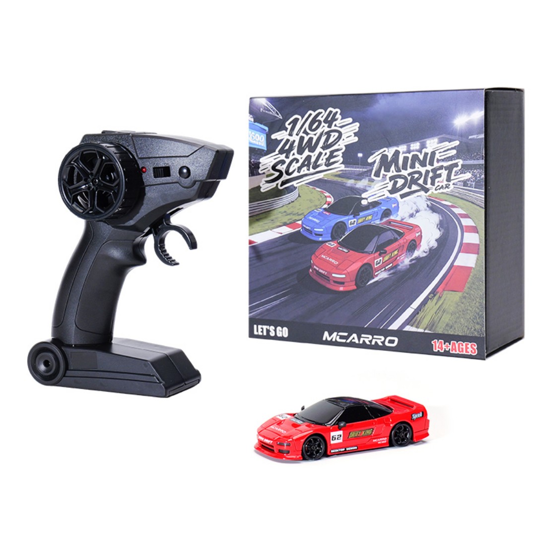 Mobil Drift RC Mikro 1/64 2.4G - Rc Drift Car Kit ulasan dan harga