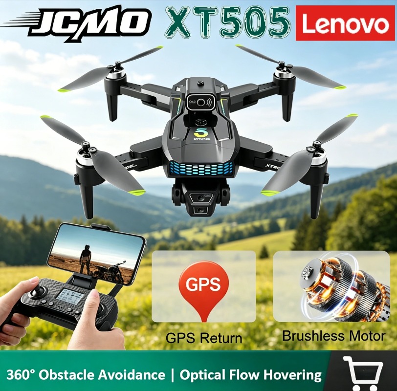 Drone Lipat Tanpa Sikat Lenovo - Xt505 Rc Drone ulasan dan harga