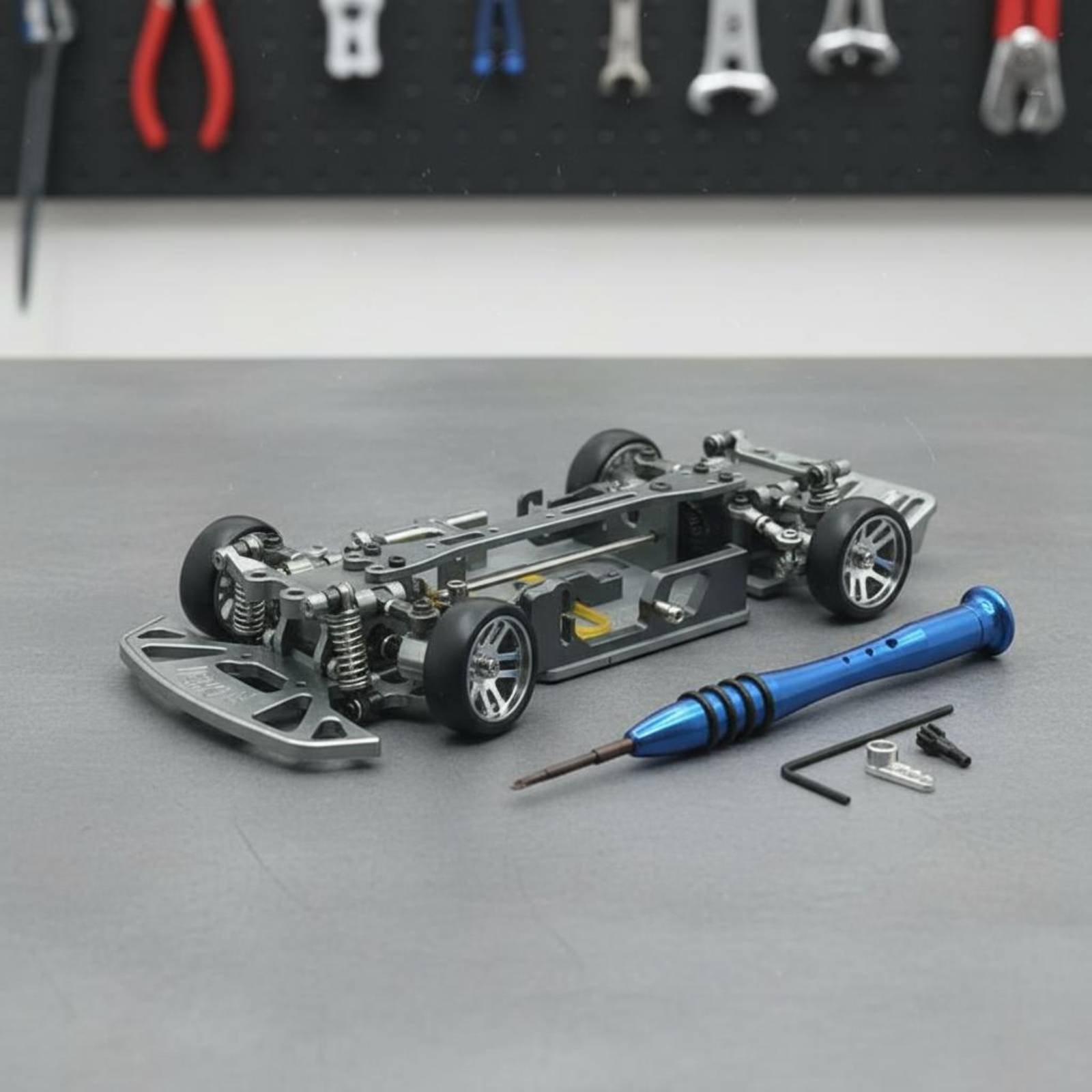 Sasis Mobil RC Skala 1/28, Whe - Rc Drift Car Kit ulasan dan harga