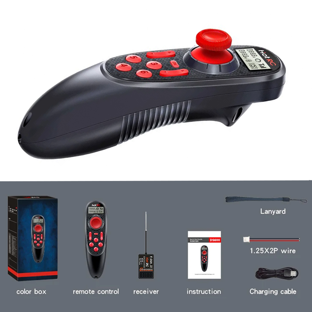 HOTRC DS-600 6CH 2.4GHz sistem - Telemetry Module Rc ulasan dan harga