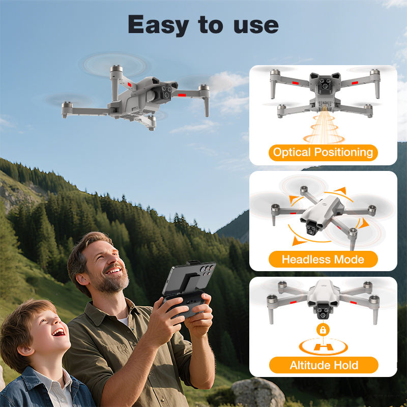 Drone Baru L017 Pro Brushless  - Drone Rc Land ulasan dan harga