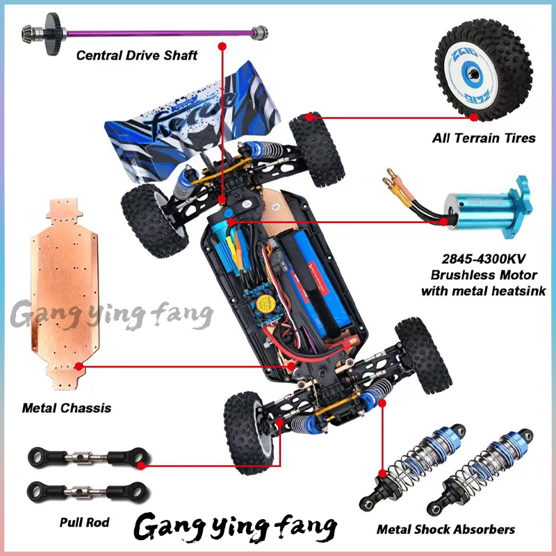 1/12 124017 Wltoys -V8 Mobil R - Rc Drift Car Kit ulasan dan harga
